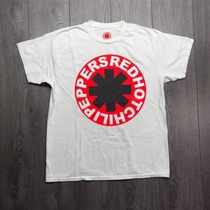Red Hot Chili Peppers Unlimited Love World Tour 2022 2023 White T-Shirt Mens M